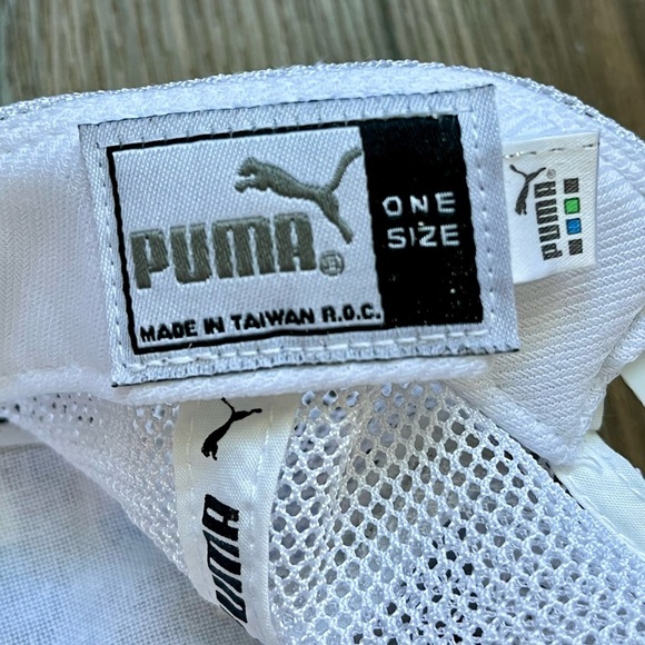 Puma White Mesh Cap - Picture 8 of 9